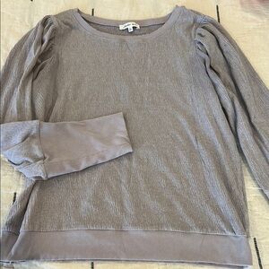 Another Love Textured lilac Top Large